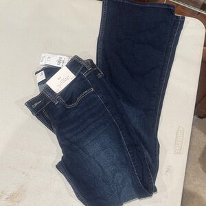 Hollister Women's Boot Cut Jeans - Dark Blue